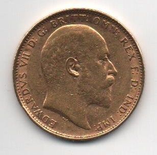 GRAN BRETAÑA DEL AÑO 1902 DE 1 LIBRA