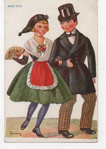 ESPAÑA POSTAL Nº 1 BALL PLA