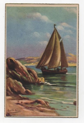 ESPAÑA POSTAL Nº 9 BARCO
