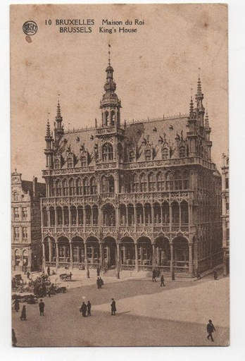 POSTAL Nº 2 BELGICA DE MAISON DU ROI