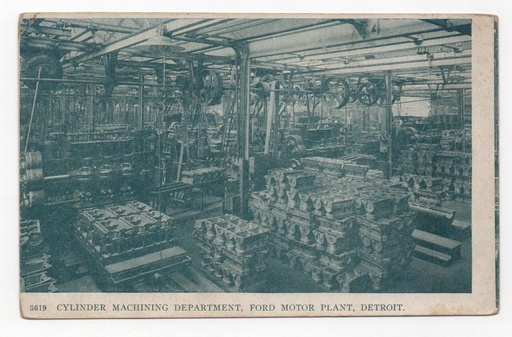 POSTAL Nº 16 ESTADOS UNIDOS DETROIT FORD