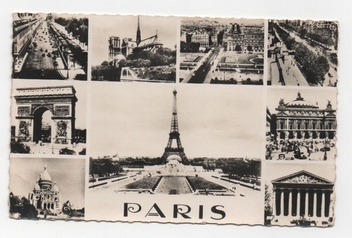 FRANCIA POSTAL N-13 PARIS IMAGENES