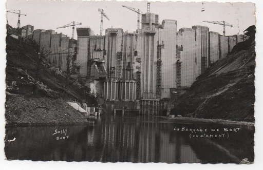 FRANCIA POSTAL N-14 LA BARRAGE DE BORT