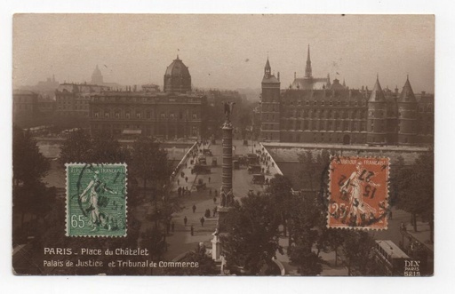 FRANCIA POSTAL N-28 PLACE DU CHALET