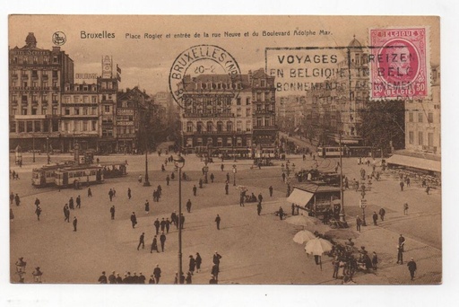 BRUSELAS N-40 (SELLO DE 30 CENTIMOS ROJO)