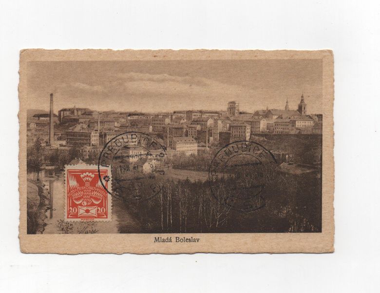 CZECHOSLOVAKIA POSTAL N-44 MLODA BOLESLOV