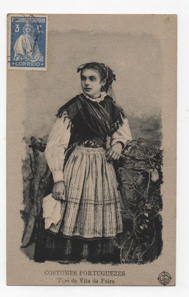 PORTUGAL POSTAL N-50 (COSTUMBRES PORTUGUESAS)