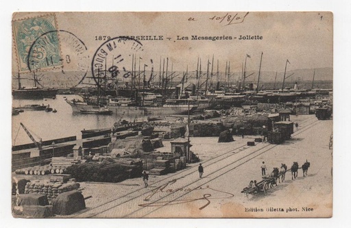 FRANCIA POSTAL N-58 (MARSELLA)