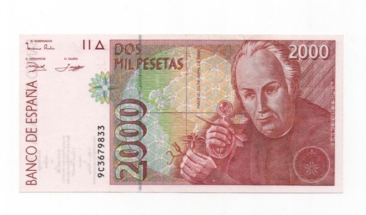 REINADO JUAN CARLOS I AÑO 1995 DE 2000 PESETAS
