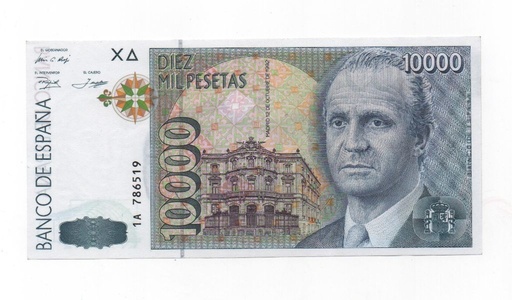 REINADO JUAN CARLOS I AÑO 1992 DE 10000 PESETAS