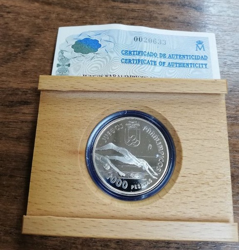 ESPAÑA DEL AÑO 1996 DE 1000 PESETAS