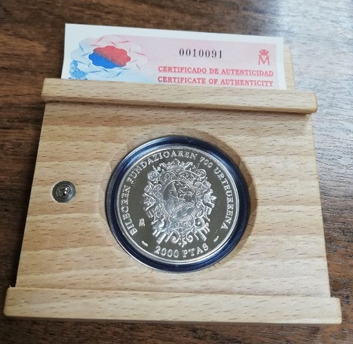 ESPAÑA DEL AÑO 2000 DE 2000 PESETAS