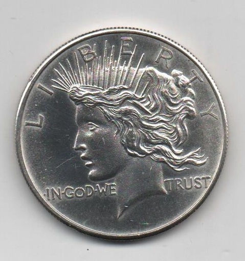 ESTADOS UNIDOS DE 1 ONZA TROY PEACE