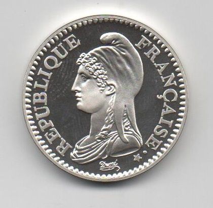 FRANCE FROM THE YEAR 1992 OF 1 FRANC