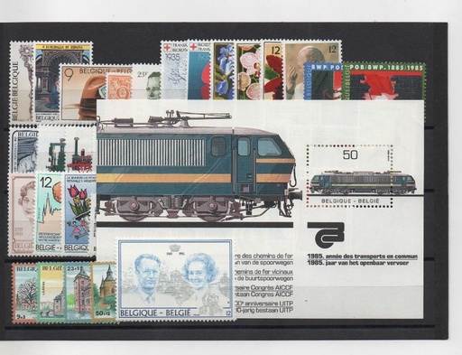 BELGICA AÑO COMPLETO DE 1985