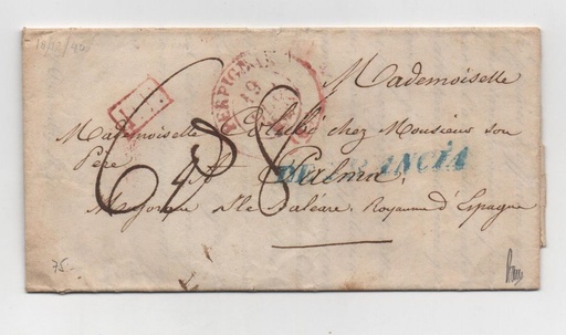ESPAÑA Nº 29 MALLORCA 18-12-1840