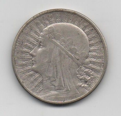 POLONIA DEL AÑO 1932 DE 10 ZTOTYS