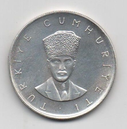 TURKEY 1970 25 LIRAS
