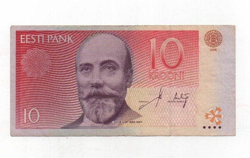 ESTONIA DEL AÑO 2006 DE 10 KROONI