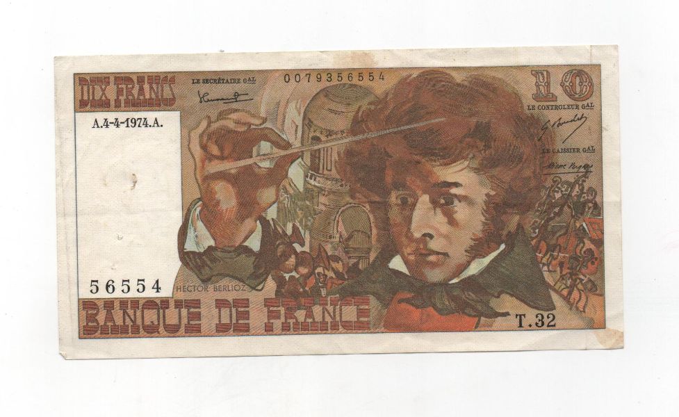 FRANCE 1974 10 FRANCS