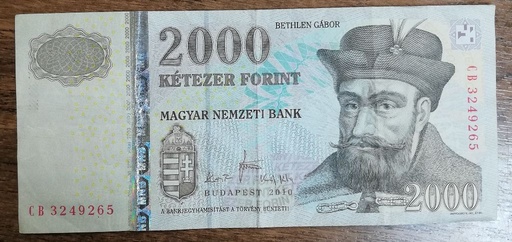 HUNGRIA DEL AÑO 2010 DE 2000 FORINT