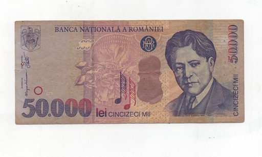 RUMANIA DEL AÑO 2000 DE 50000 LEI