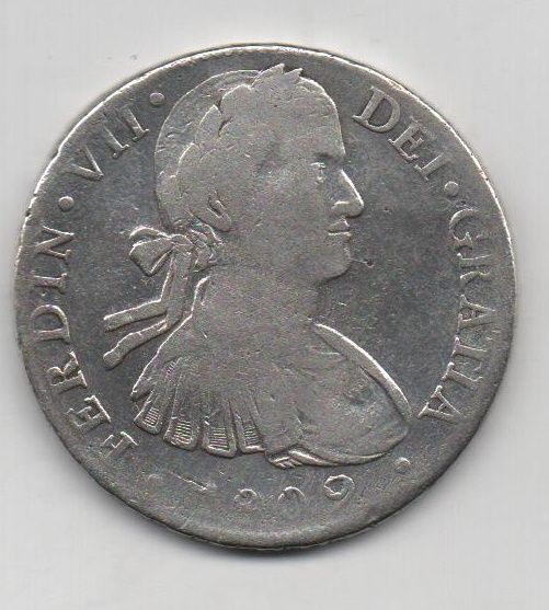 SPAIN FERDINAND VII 1809 8 REALES
