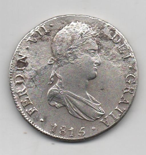 SPAIN FERDINAND VII 1815 8 REALES