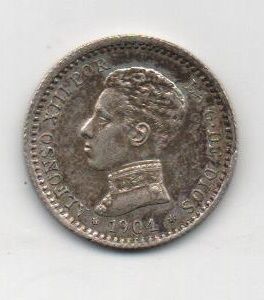 阿方索十三世，1904年，(1*0)，0.50分