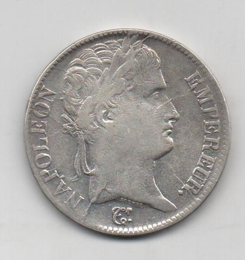 FRANCIA DEL AÑO 1813 DE 5 FRANCOS NAPOLEÓN