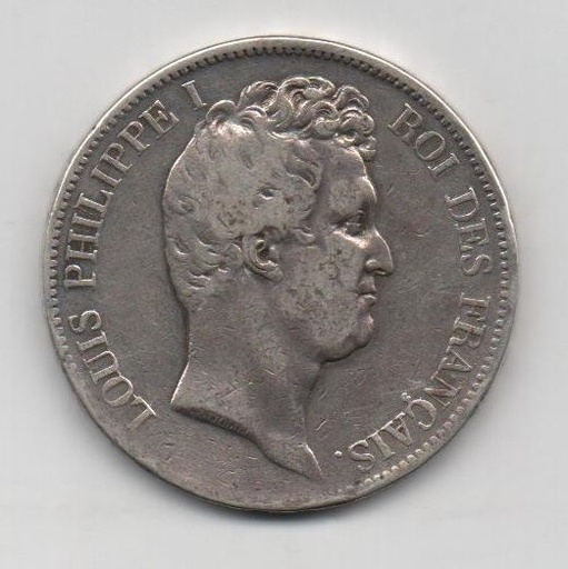 FRANCIA DEL AÑO 1830 DE 5 FRANCOS L. PHILIPPE I