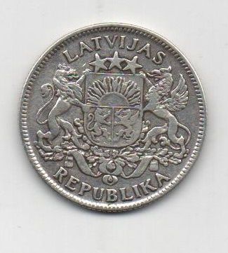 LETONIA DEL AÑO 1924 DE 1 LAT