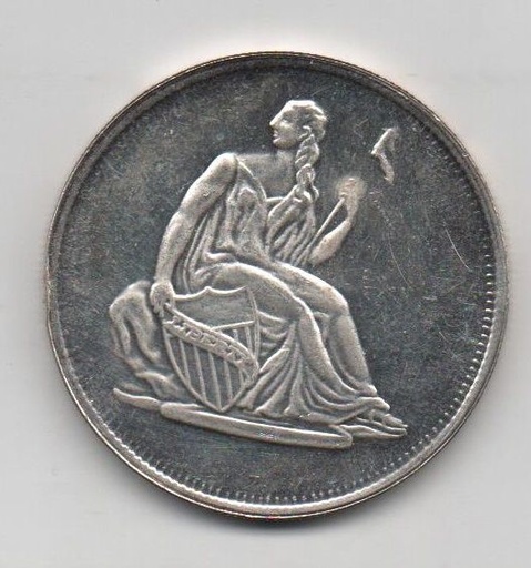 ESTADOS UNIDOS SENTADA DEL AÑO 1987 DE 1 ONZA TROY MUJER SENTADA