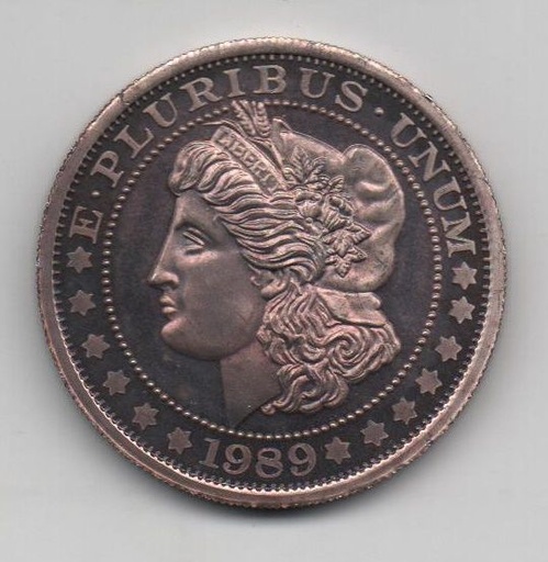 ESTADOS UNIDOS AÑO 1989 DE 1 ONZA MORGAN