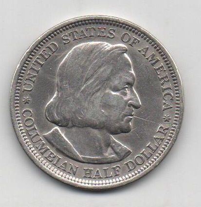 ESTADOS UNIDOS DEL AÑO 1893 CRISTOBAL COLON DE 1/2 DOLAR