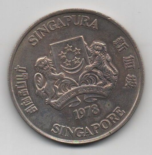 SINGAPUR DEL AÑO 1978 DE 10 DOLARES
