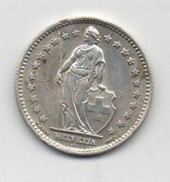 SUISSE DE L'ANNÉE 1957 DE 1 FRANC
