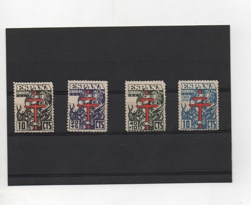 ESTADO ESPAÑOL (FRANCO) DEL AÑO 1941 Nº 948/951 ** PRO TUBERCULOSOS