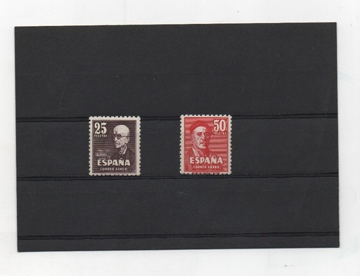 ESTADO ESPAÑOL (FRANCO) DEL AÑO 1947 Nº 1015/16 ** FALLA ZULUAGA