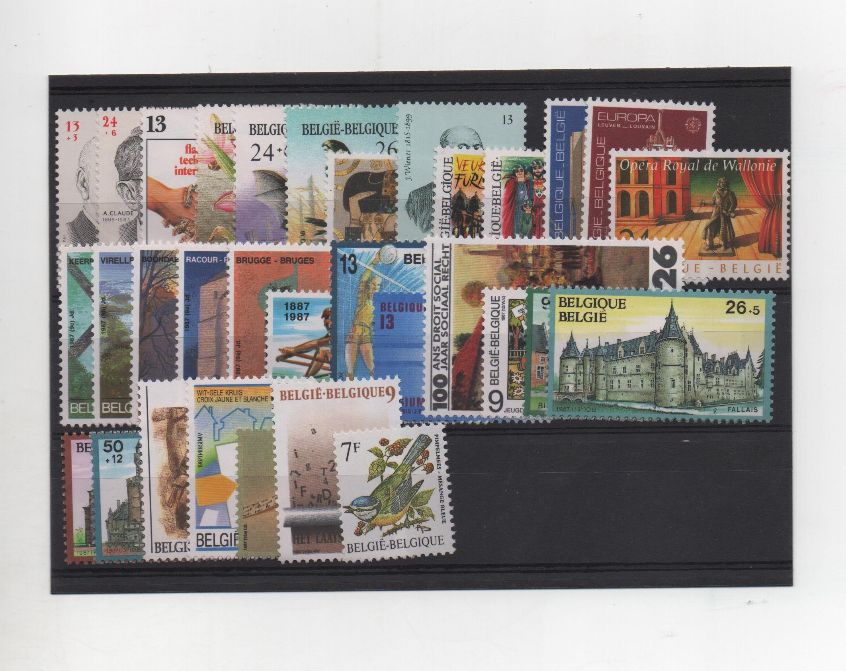 BELGIUM 1987 FULL YEAR SET