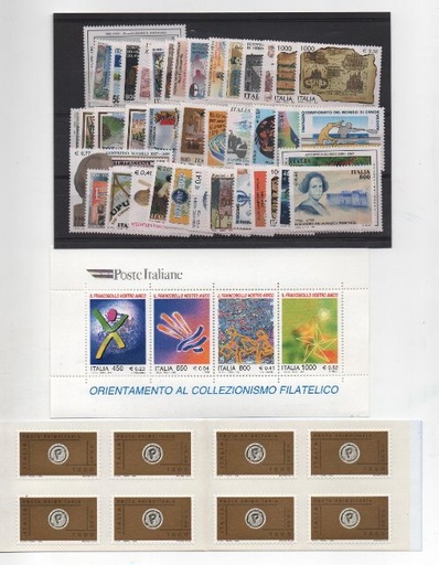 ITALIA AÑO COMPLETO DE 1999