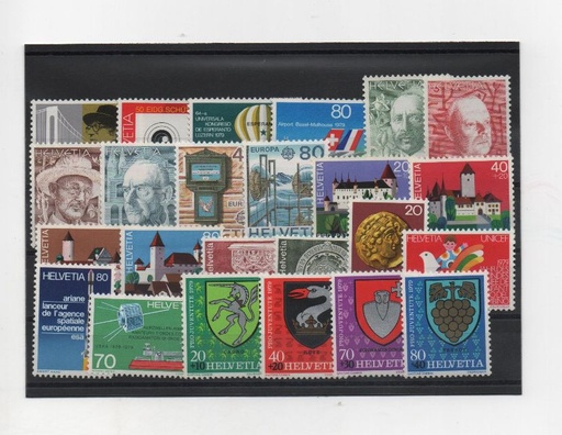 AÑO COMPLETO SELLOS SUIZA DE 1979