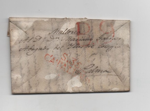 ESPAÑA Nº 51 PALMA AÑO 14- 02- 1837