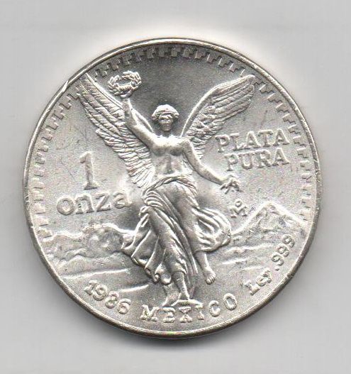 MEXICO DE L'ANY 1986 D'1 ONZA