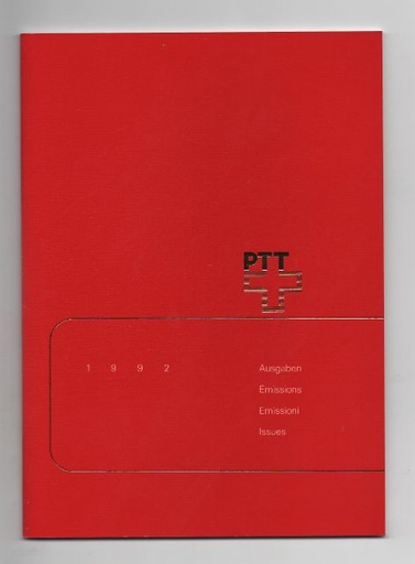 AÑO COMPLETO SELLOS SUIZA DE 1992