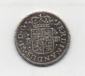 ESPAÑA FERNANDO VI DEL AÑO 1751 DE 1/2 REAL