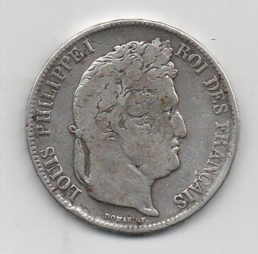 FRANCIA DEL AÑO 1832 DE 5 FRANCOS
