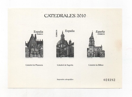 PRUEBA CALCOGRÁFICA DEL AÑO 2010