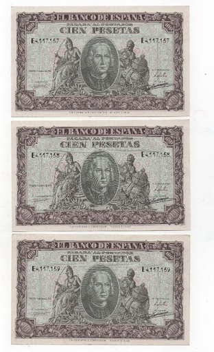 ESTADO ESPAÑOL AÑO 1940 (09/01) DE 100 PESETAS