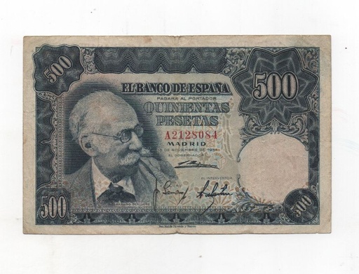 ESTADO ESPAÑOL AÑO 1951 (15/11) DE 500 PTS